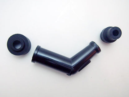 Spark plug cap, NGK, black, one set, universal