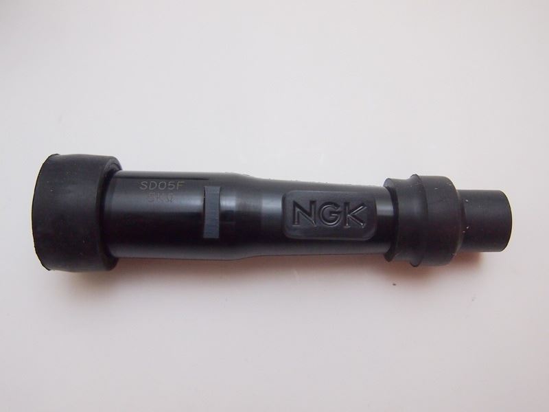 Spark plug cap, NGK, black, one set, universal