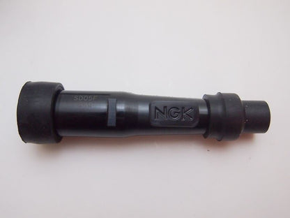 Spark plug cap, NGK, black, one set, universal