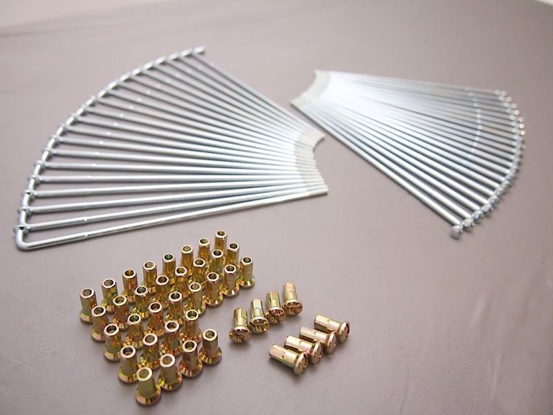 フロント スポークセット STD メッキ Z1/Z2 W3 H2