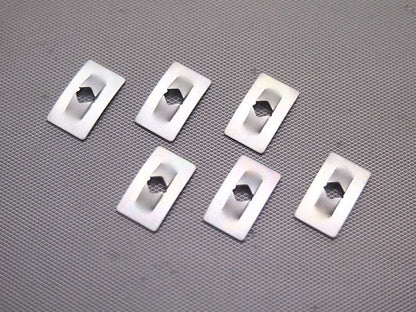 サイドカバーエンブレムナット 角型 6枚セット 汎用