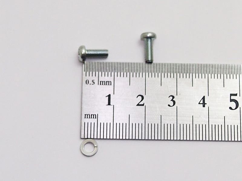 Meter under cover mounting screw set Universal