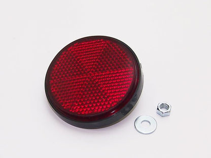 Reflector, Red, 60mm, 1 pc, Universal