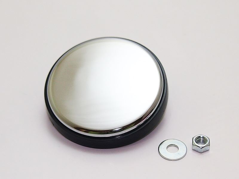 Reflector, Chrome, 60mm, 1 pc, Universal