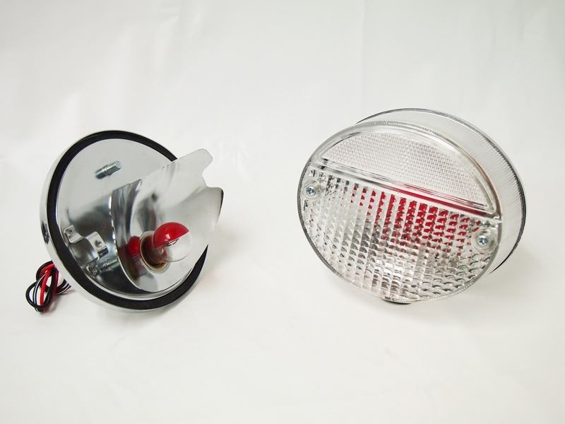 Tail Light Lens Unit, Clear, 105x137mm, Z1/Z2 KZ900