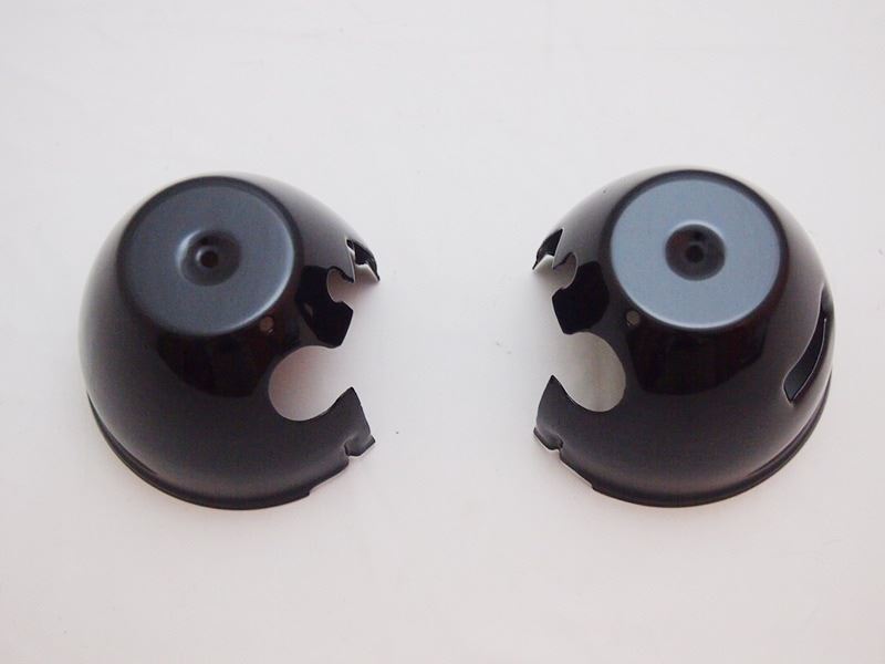 メーターカバーアンダーセット ブラック 左右セット Z1/Z2