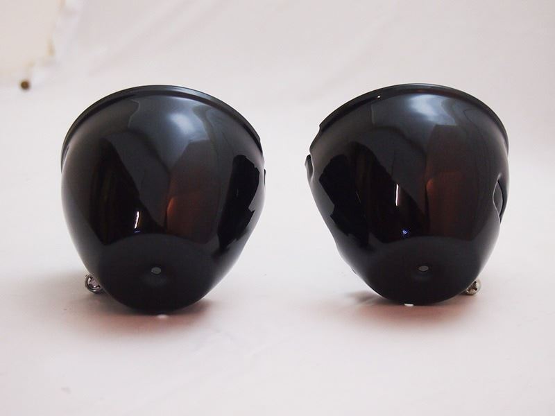 メーターカバーアンダーセット ブラック 左右セット Z1/Z2