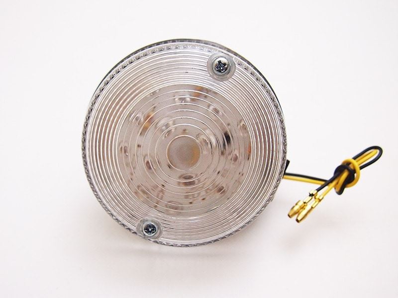 Z2 Type LED Turn Signals, Clear, 90mm, 1 pc., Z900RS/CAFE, Zephyr 400/750/1100