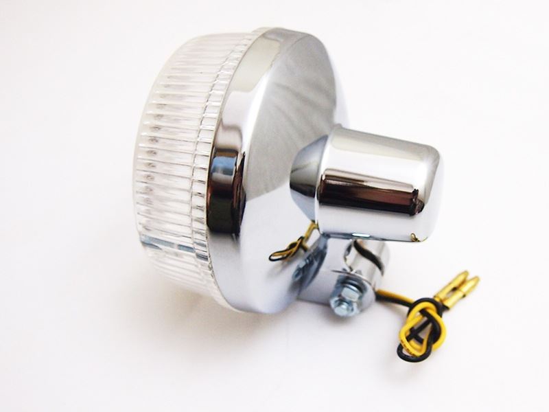 Z2 Type LED Turn Signals, Clear, 90mm, 1 pc., Z900RS/CAFE, Zephyr 400/750/1100