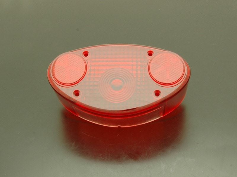 Tail Light Lens Red 1 pc. H2/A H1B/C/D/E/F KH500 S2 W1SA W3
