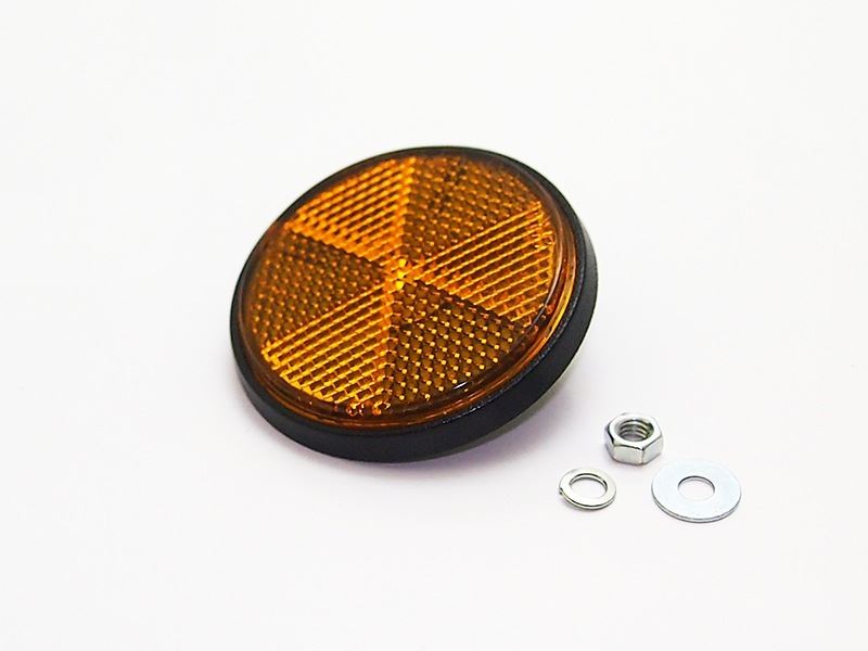 テールカウル用リフレクター オレンジ 60mm 1枚 H2 H2A