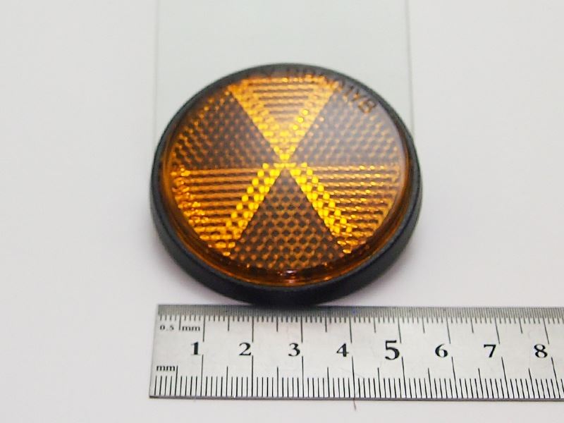 テールカウル用リフレクター オレンジ 60mm 1枚 H2 H2A