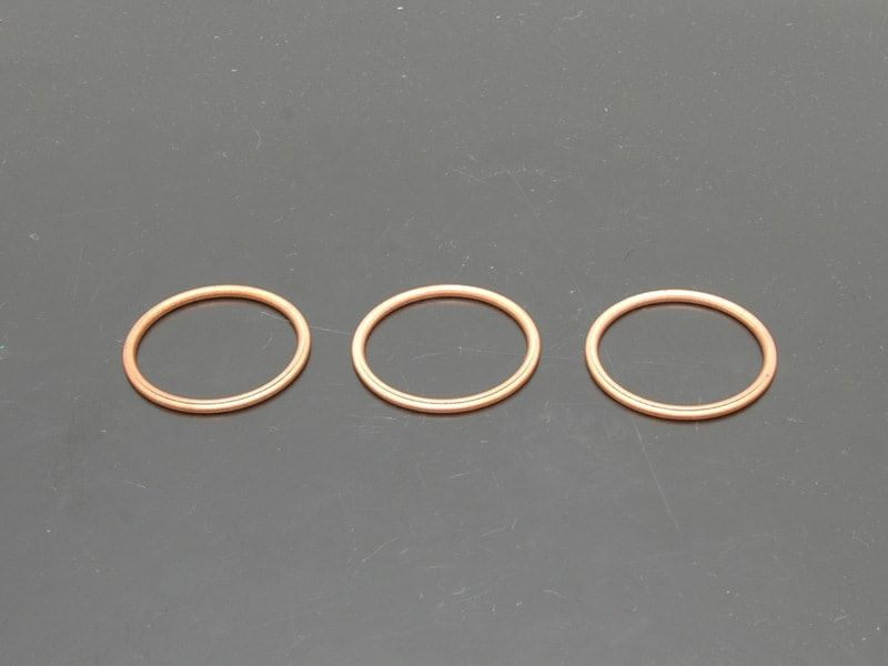 エキゾーストガスケット 外径47×内径39×厚み2.8mm 3枚入 H2/H1/KH500/400/S3