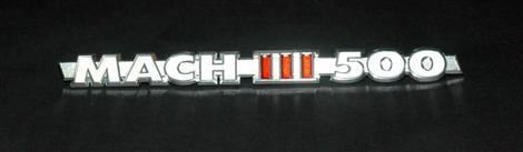 Side Cover Emblem for White Eguri (Black Tank) 1 pc H1