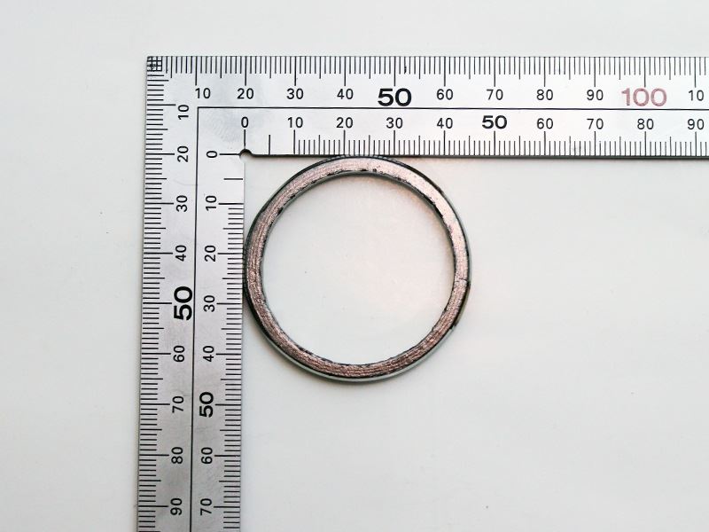 エキゾーストガスケット 外径45×内径38×厚み5mm 1台分 KH250 SS350