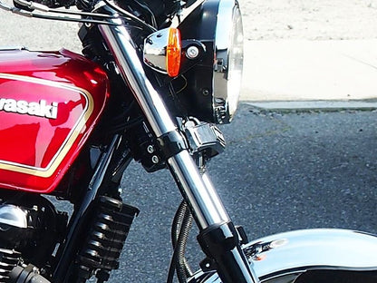 Fork Cover Emblem with Stay Small Letters/Kawasaki Black Zephyr 750 Zephyr 400/X