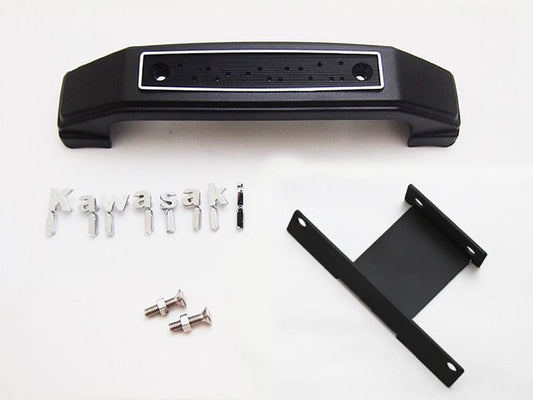 フォークカバーエンブレム ステー付 小文字/Kawasaki ブラック Z650RS