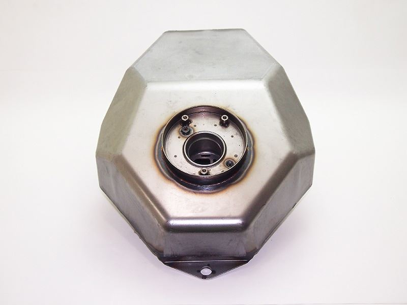 Steel inner tank, bare metal finish, 14L Z900RS/CAFE