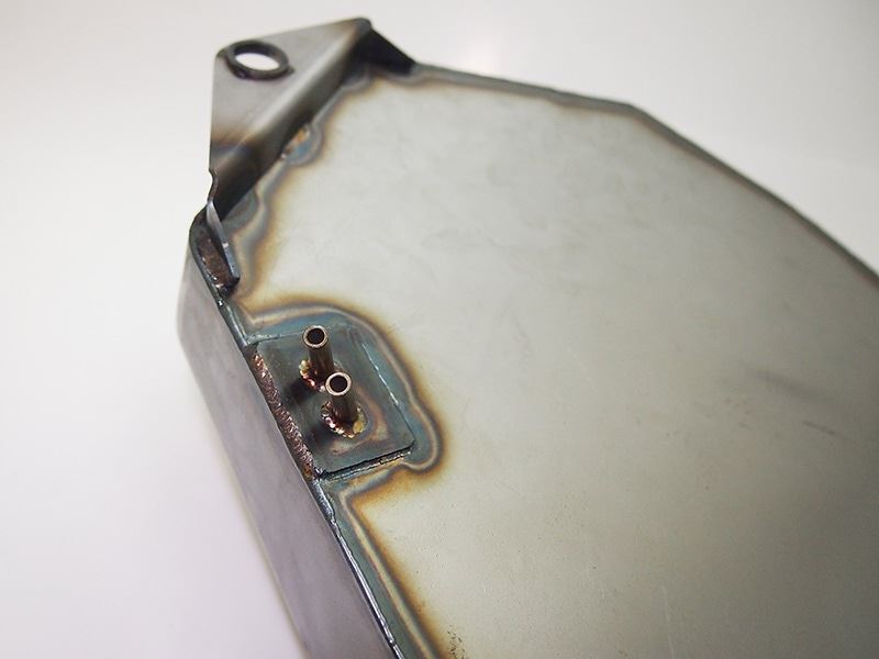 Steel inner tank, bare metal finish, 14L Z900RS/CAFE