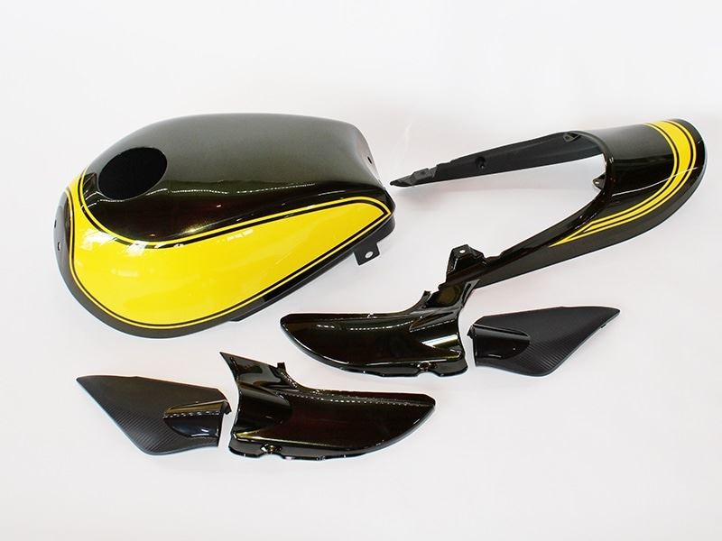 Z1-style Exterior Cover Set Yellow Ball Z900RS/CAFE
