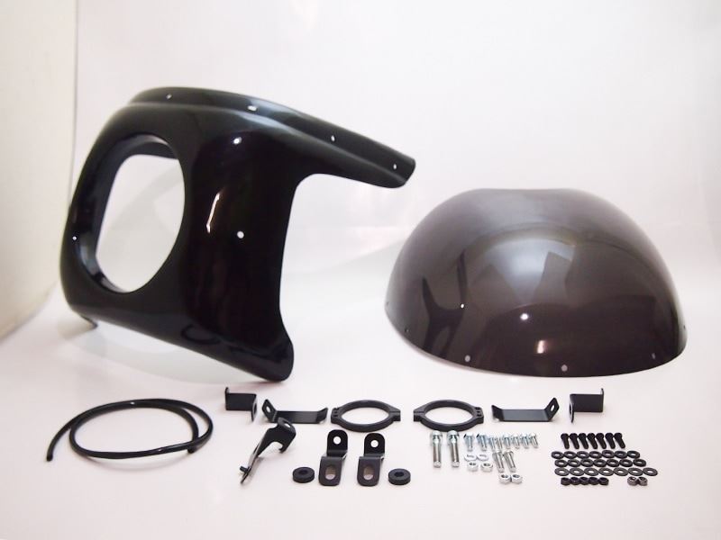 ストーンカウル塗装済み ステー付 メタリックスパーブラック Z900RS