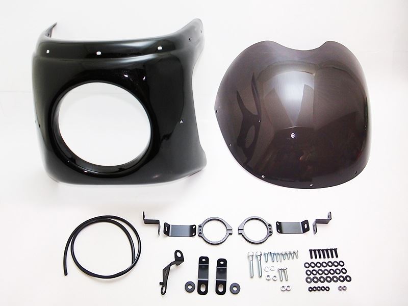 ストーンカウル塗装済み ステー付 メタリックディアブロブラック Z900RS