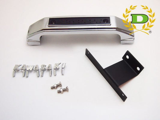 フォークカバーエンブレム ステー付 大文字/KAWASAKI メッキ Z900RS