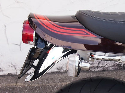 Z1スタンダード鉄メッキリアフェンダー 赤ランプセット Z900RS/CAFE