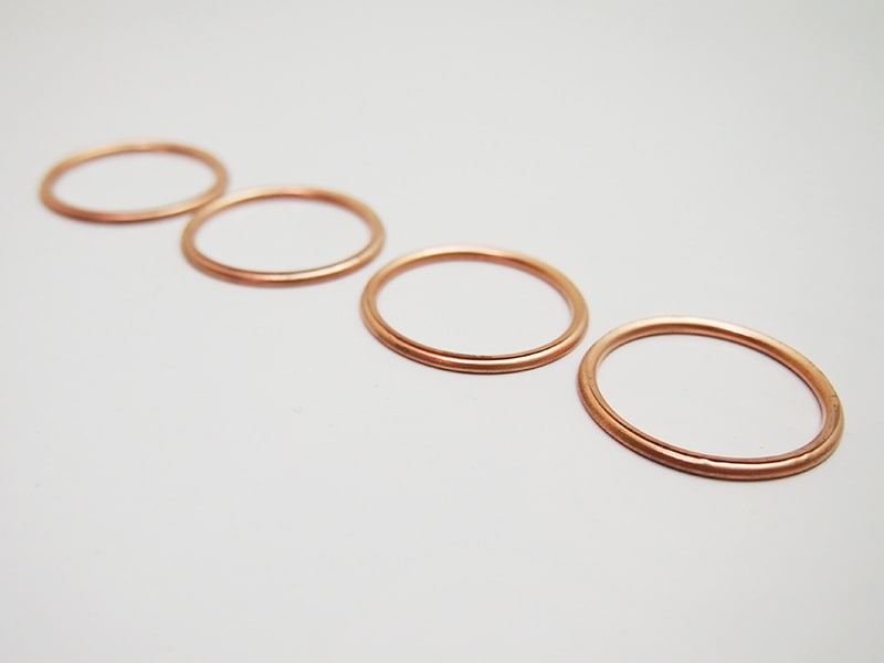 エキゾーストガスケット 外径42×内径37×厚み2.69mm 4枚入 Z900RS