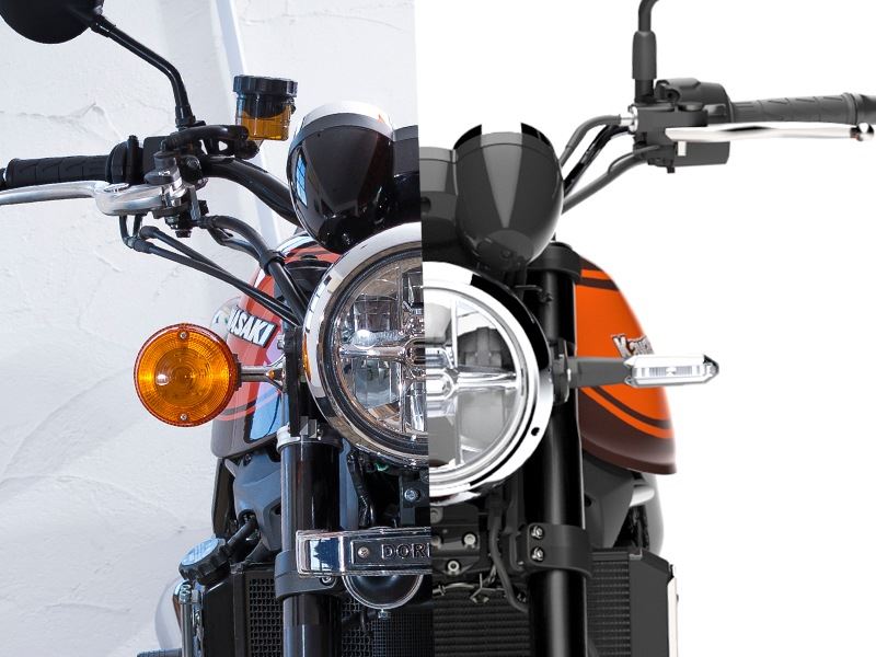 ヘッドライトアップステーキット シルバー Z900RS(2017-2020年)