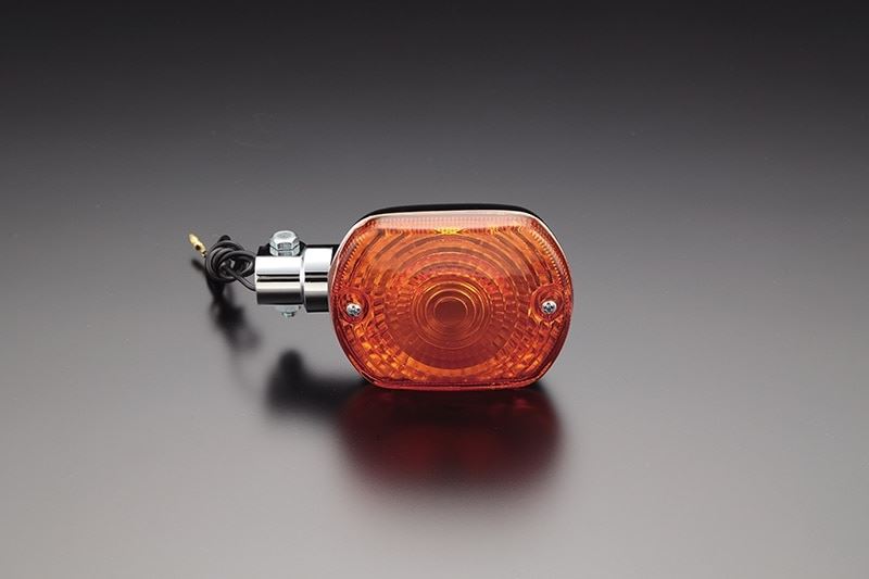 ウインカー リア/シングル球 オレンジ 90×70mm 1個 Z1000MK2 Z750FX Z400FX