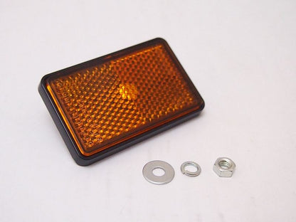 角型リフレクター 黄色 1枚 Z100MK2 Z750FX-1 ゼファー750(FX)