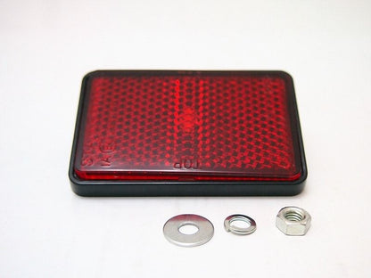 角型リフレクター レッド 1枚 Z1000MK2 Z750FX ゼファー750(FX)