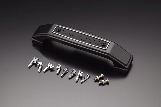 フォークカバーエンブレム 小文字/Kawasaki ブラック ゼファー1100