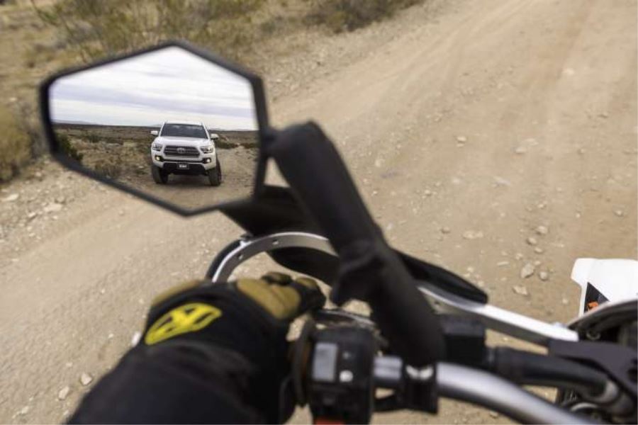 Adventure Mirror, universal for left and right, single piece, one side, general purpose