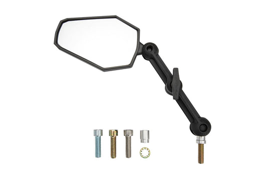 Adventure Mirror Kit, one side, 6.0-inch arm, universal for left and right, includes bolts for various mirror holes, single item, 1 piece per side
