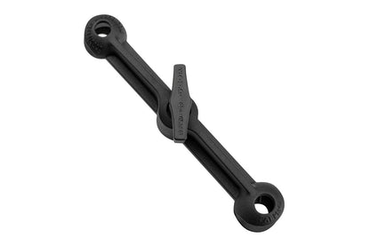 Dual Sport Mirror Kit, 6.0-inch arm, universal for left and right, includes various mirror hole bolts, single unit (1 piece)