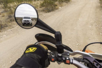 Enduro Mirror Single Unit, Universal, Left/Right Common, One Piece