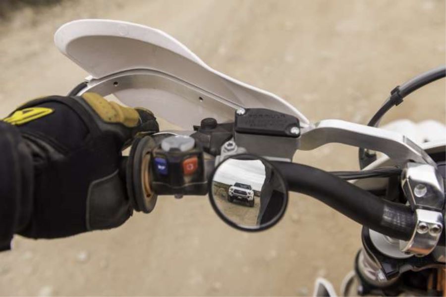 Trail Mirror, Left/Right Compatible, Single, 1 Piece, Universal
