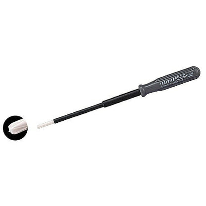 セラミック調整ドライバー サイズ：全長146mm 材質：ジルコニア系ファインセラミックビット 先端サイズ：+ ビット長：15mm