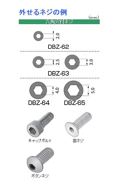 ネジザウルスモグラ4本セット