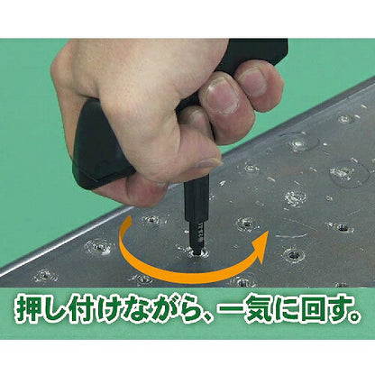 ネジバズーカ ネジ外し専用工具 エンジニア DBZ-55B セット重量：160g 材質：高炭素鋼(ビット)、エラストマー(ラバー)、ABS・ナイロン(グリップ)