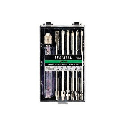 差替ドライバーセット サイズ：81X145X29mm 材質：S45C(軸部)､プラ(ケース部) 低圧用：AC80～300V/DC100～250V