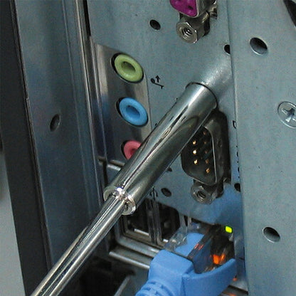 ナットドライバー サイズ：全長220mm 対辺：10mm 軸長：125mm 軸径：6.3mm グリップ径：22mm 適合ネジ：6mm 先端幅：14mm