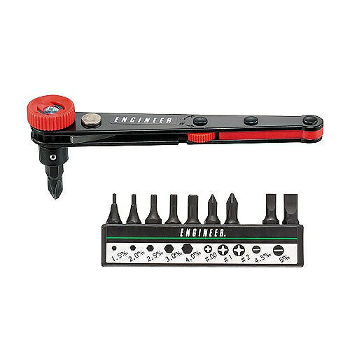 オフセットラチェットセット ドライバー サイズ：全長110mm