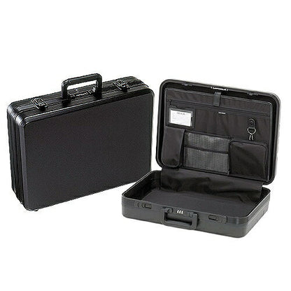 アタッシュケース 本体外寸(内寸)：465(450)X345(320)X129(105)mm 重量：2.4kg