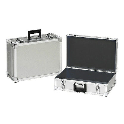 アルミトランク 本体外寸(内寸)：556(540)X338(320)X168(160)mm 重量：4.6kg 耐荷重：15kg 付属：カギ付