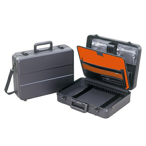 パネル付アタッシュケース ケース外寸：413X306X122mm