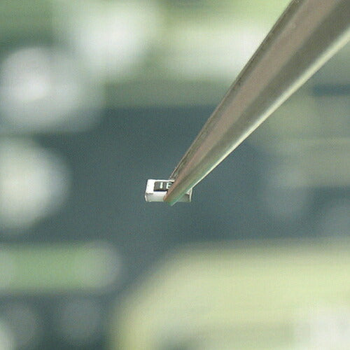 鉄腕ピンセット 先細 ピンセット サイズ：125X9mm 材質：SUS304 先端サイズ：0.5mm つまみ荷重：150g