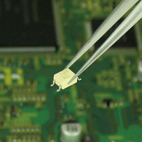 鉄腕ピンセット 極細 ピンセット 全長：125mm 重量：24g 材質：SUS304 先端幅：0.3mm つまみ荷重：150g